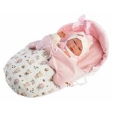 Llorens 73884 NEW BORN HOLIKA - realistick bbika bbtko s celovinylovm telom 40 cm